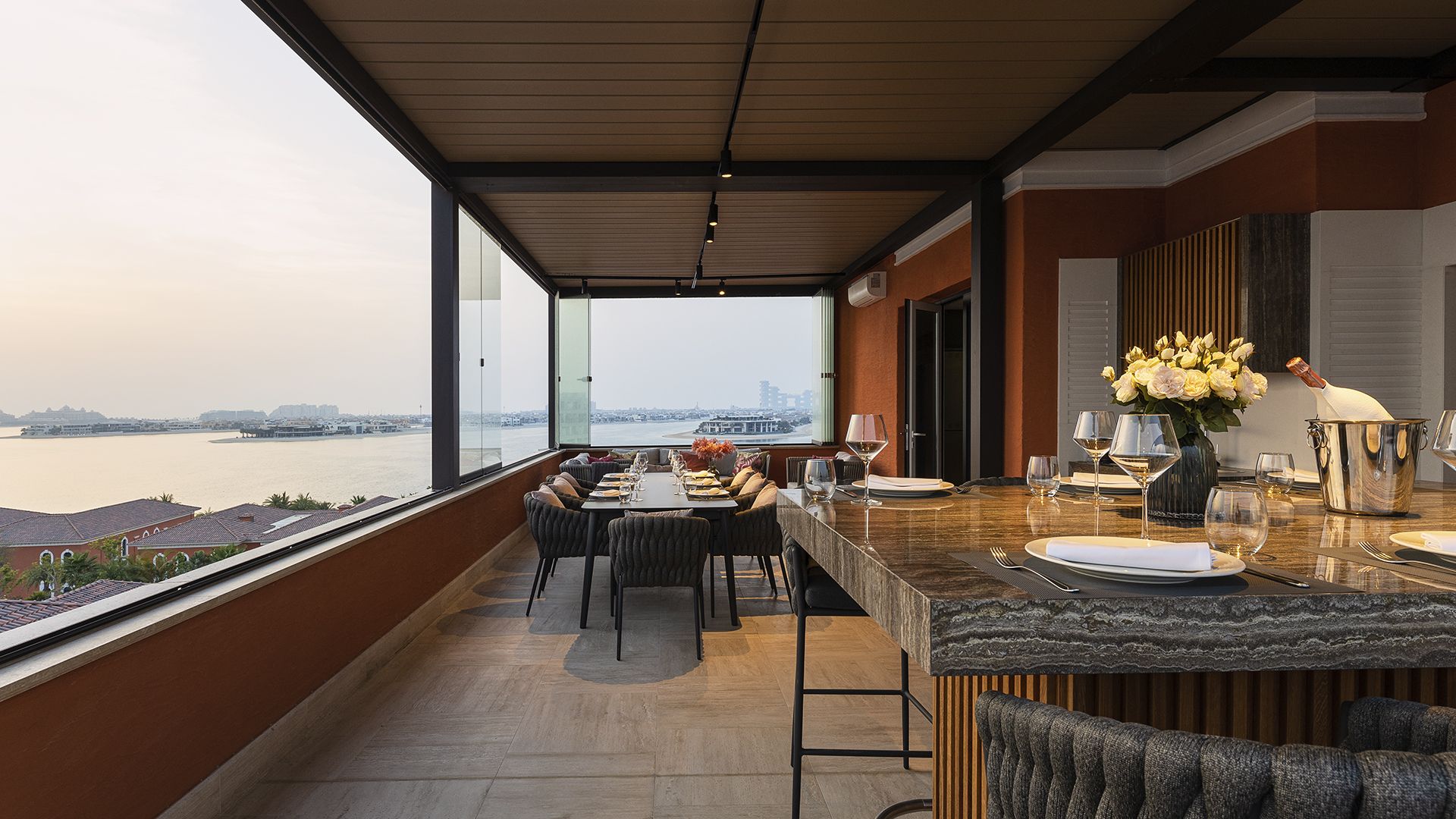 Beautiful view of Penthouse Luxury Apartment Storage